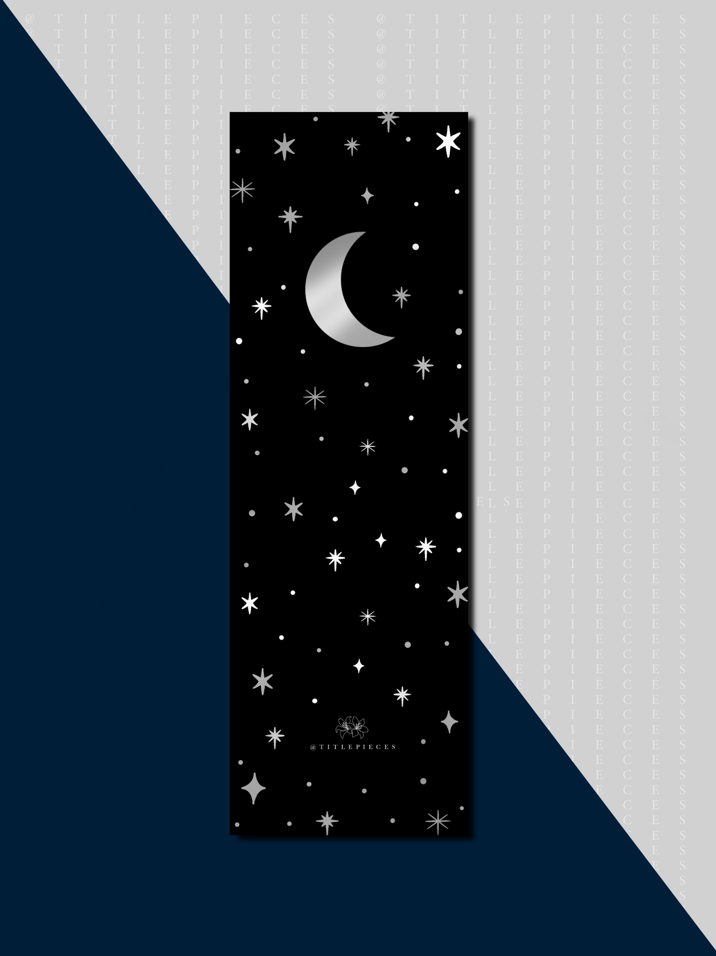 MOON AND STARS Foil Bookmark